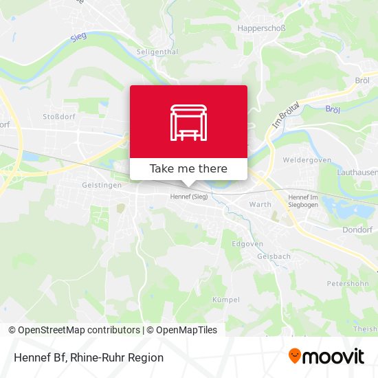 Карта Hennef Bf