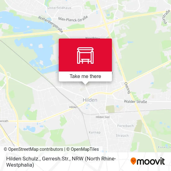 Hilden Schulz., Gerresh.Str. map