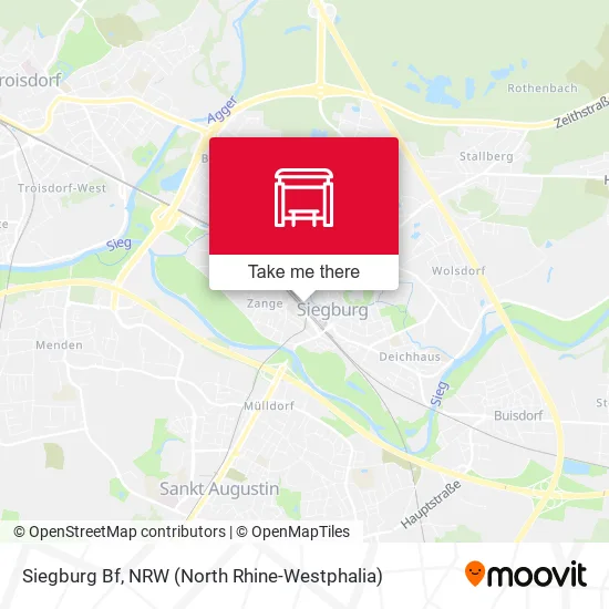 Карта Siegburg Bf