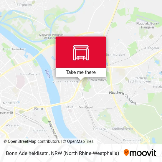 Bonn Adelheidisstr. map