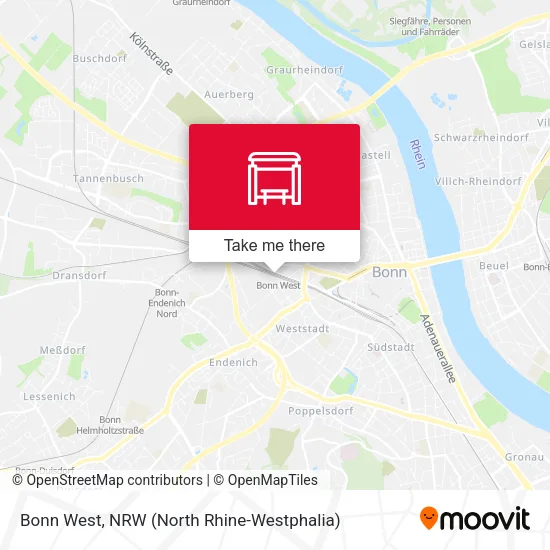 Карта Bonn West