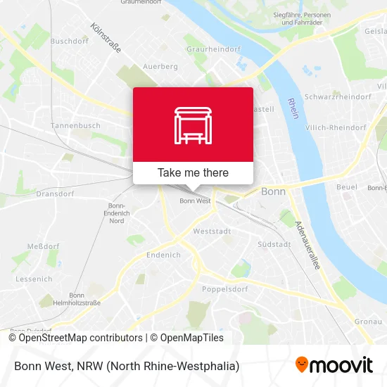 Карта Bonn West