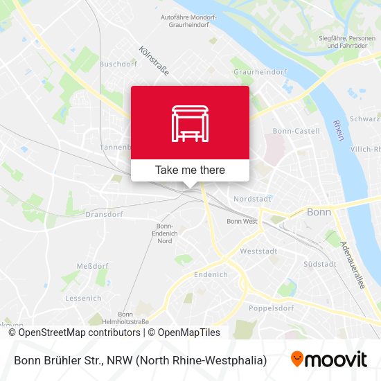 Карта Bonn Brühler Str.