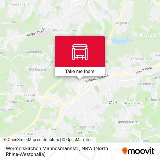 Карта Wermelskirchen Mannesmannstr.