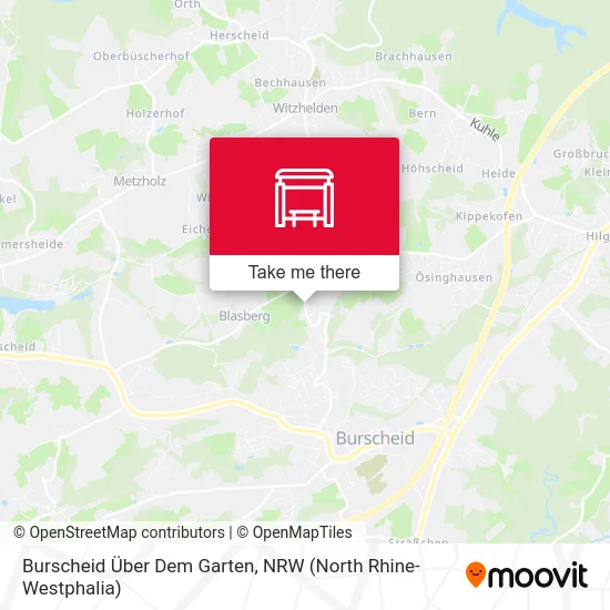 Burscheid Über Dem Garten map