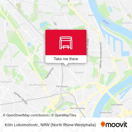 Köln Lokomotivstr. map