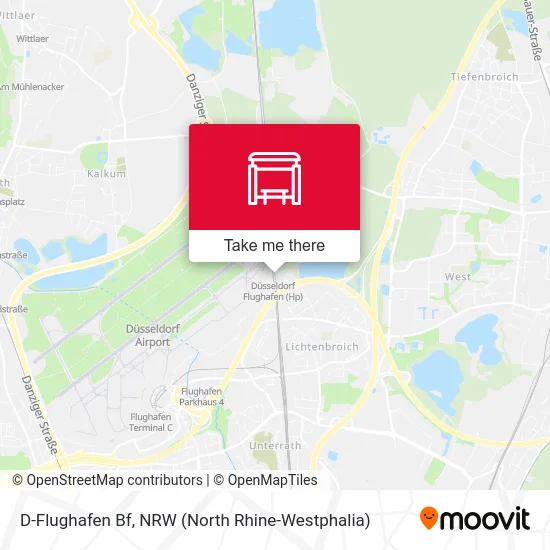 Карта D-Flughafen Bf