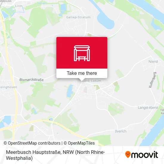 Meerbusch Hauptstraße map
