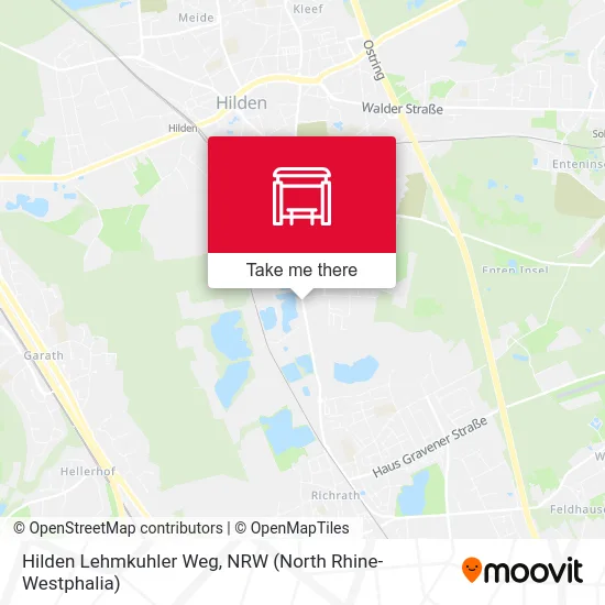 Карта Hilden Lehmkuhler Weg