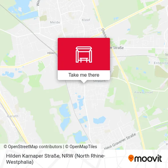 Карта Hilden Karnaper Straße
