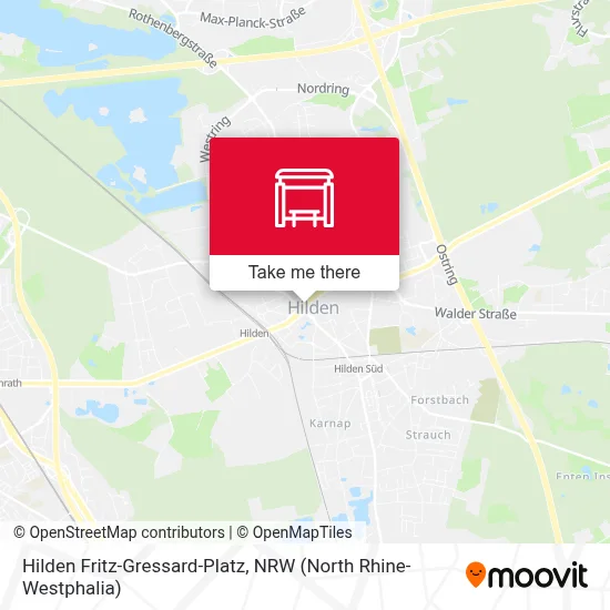 Hilden Fritz-Gressard-Platz map