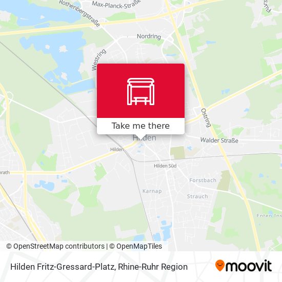 Hilden Fritz-Gressard-Platz map