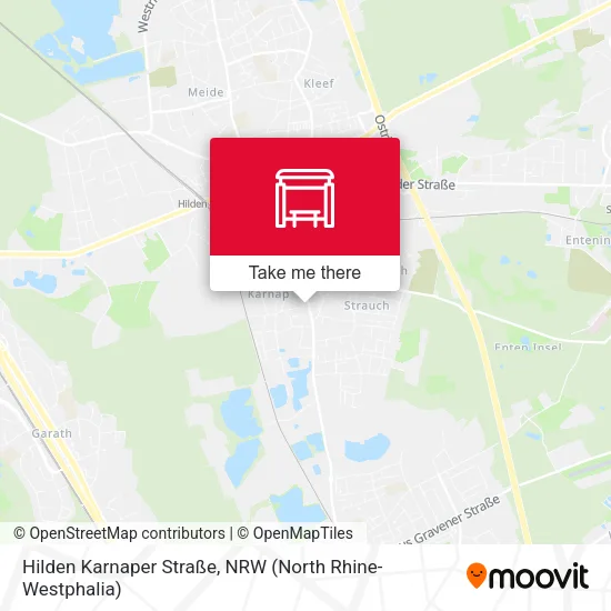 Карта Hilden Karnaper Straße