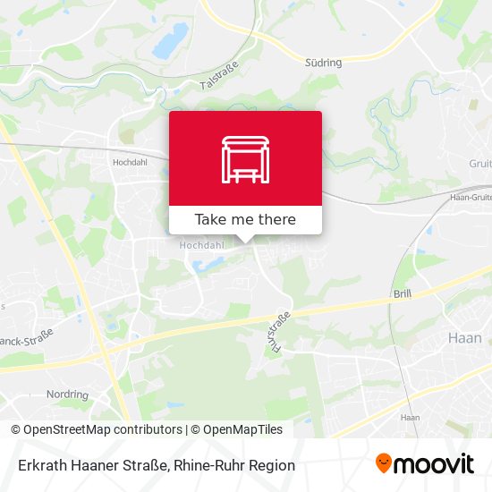 Erkrath Haaner Straße map