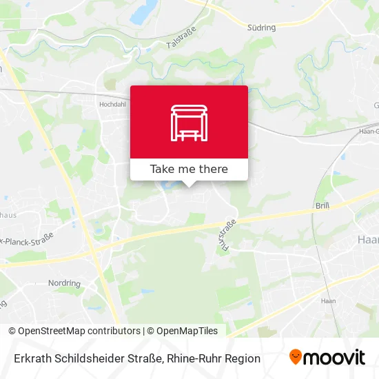 Карта Erkrath Schildsheider Straße