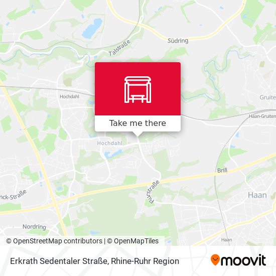 Erkrath Sedentaler Straße map