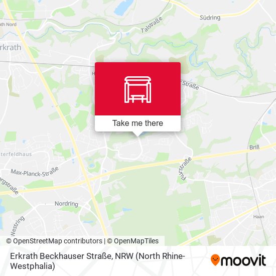 Erkrath Beckhauser Straße map