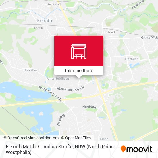 Erkrath Matth.-Claudius-Straße map