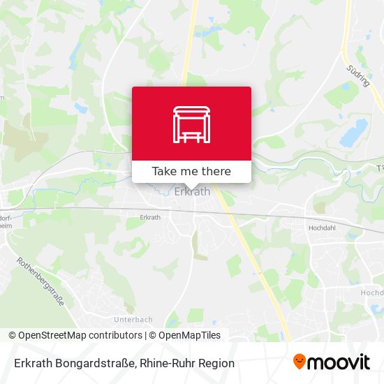 Erkrath Bongardstraße map