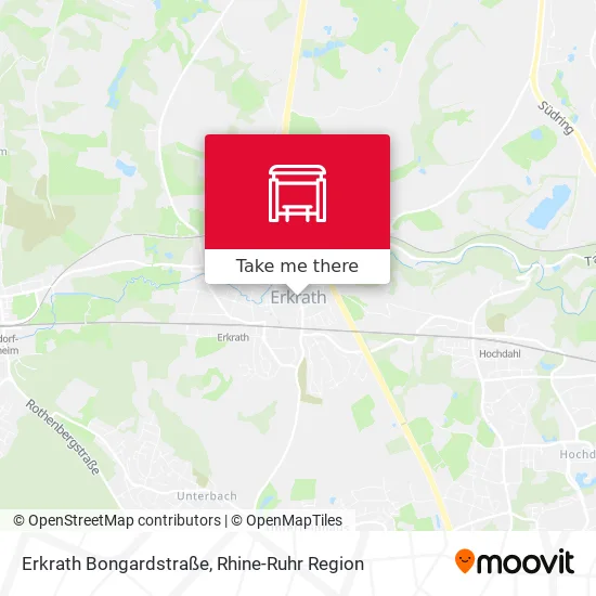 Карта Erkrath Bongardstraße