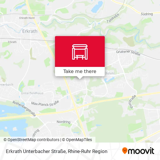 Карта Erkrath Unterbacher Straße