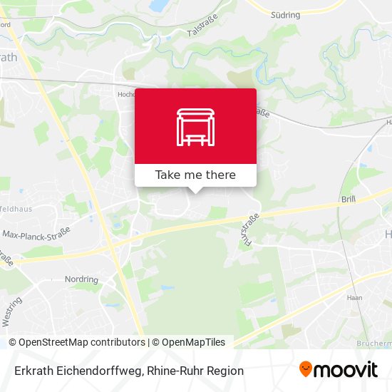 Erkrath Eichendorffweg map