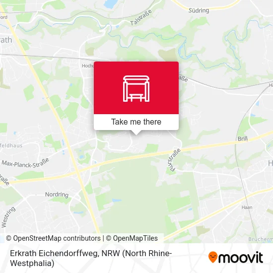 Карта Erkrath Eichendorffweg