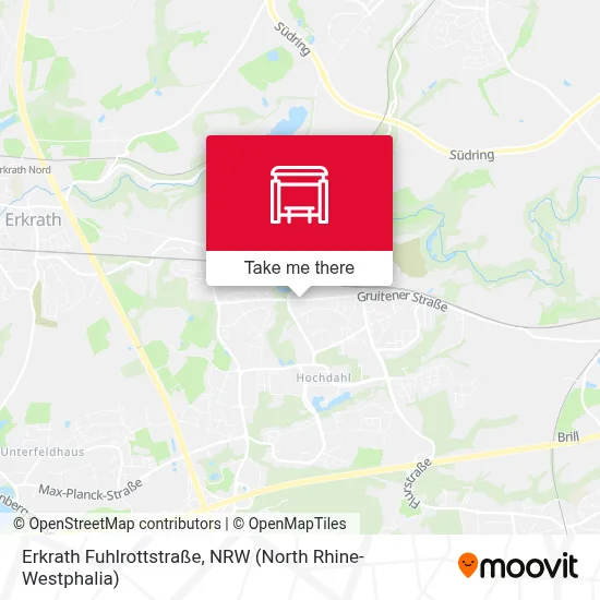 Erkrath Fuhlrottstraße map