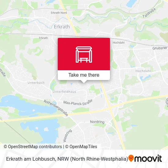 Карта Erkrath am Lohbusch