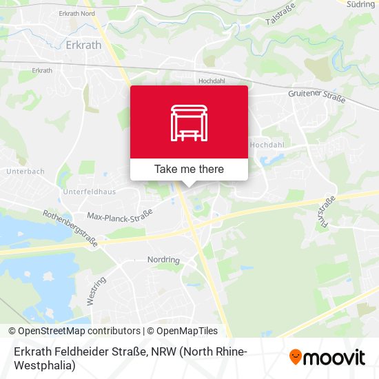 Erkrath Feldheider Straße map