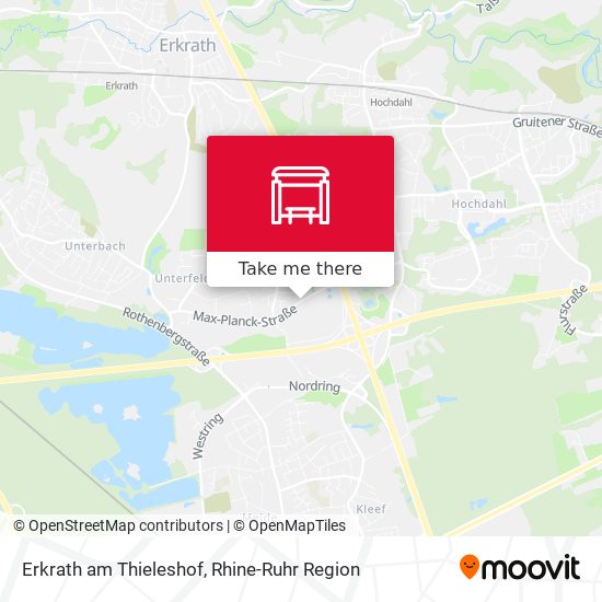 Карта Erkrath am Thieleshof
