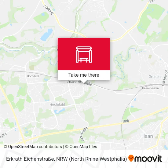 Карта Erkrath Eichenstraße