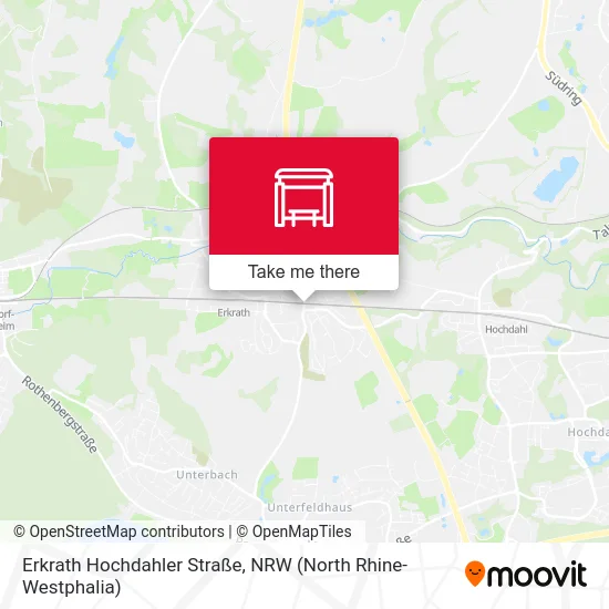 Карта Erkrath Hochdahler Straße