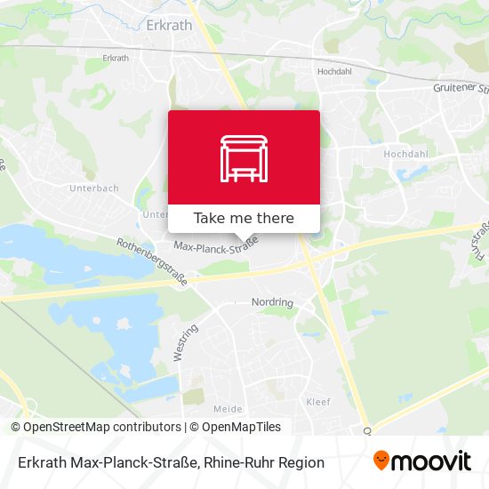 Erkrath Max-Planck-Straße map