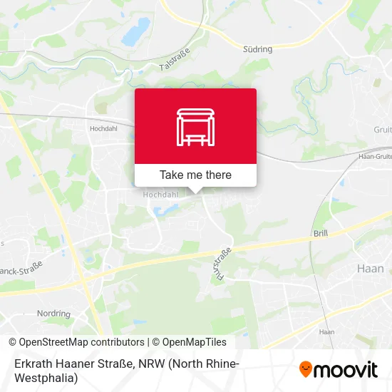 Карта Erkrath Haaner Straße