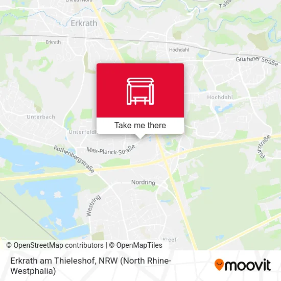 Карта Erkrath am Thieleshof