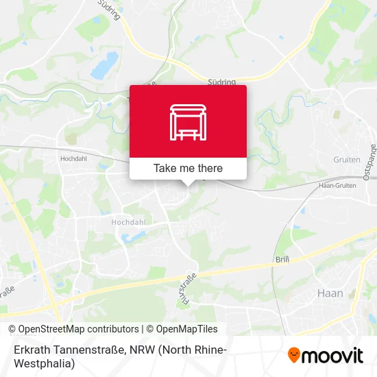 Карта Erkrath Tannenstraße