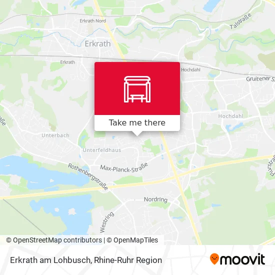 Карта Erkrath am Lohbusch