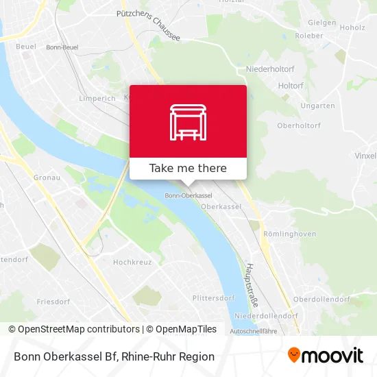 Карта Bonn Oberkassel Bf