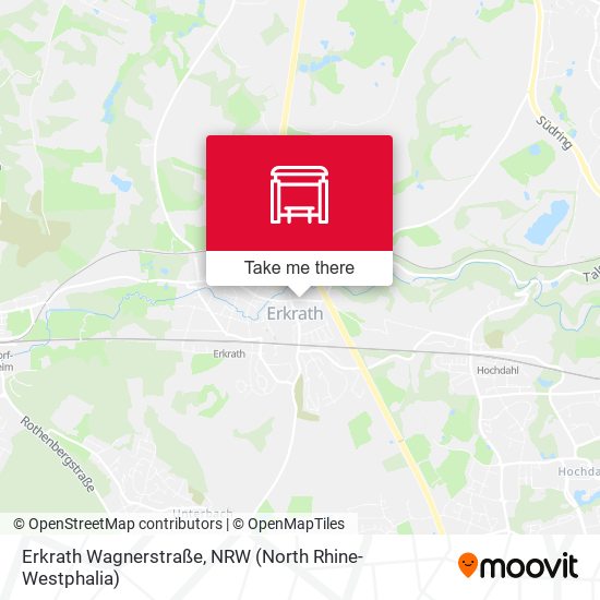 Erkrath Wagnerstraße map