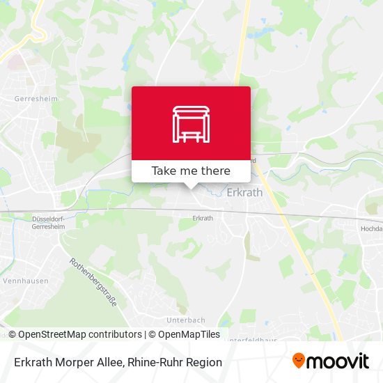 Карта Erkrath Morper Allee