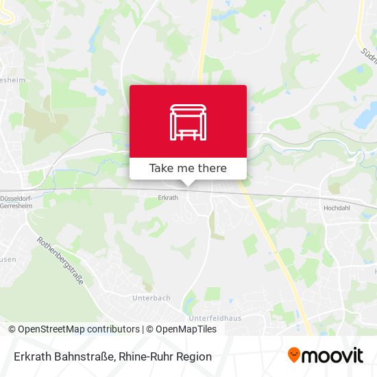 Erkrath Bahnstraße map