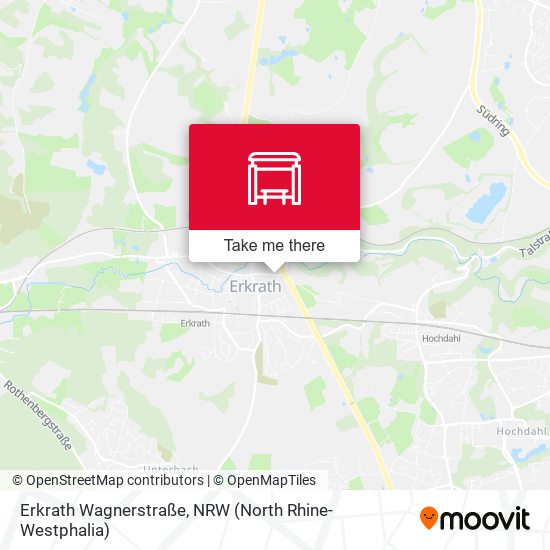 Erkrath Wagnerstraße map