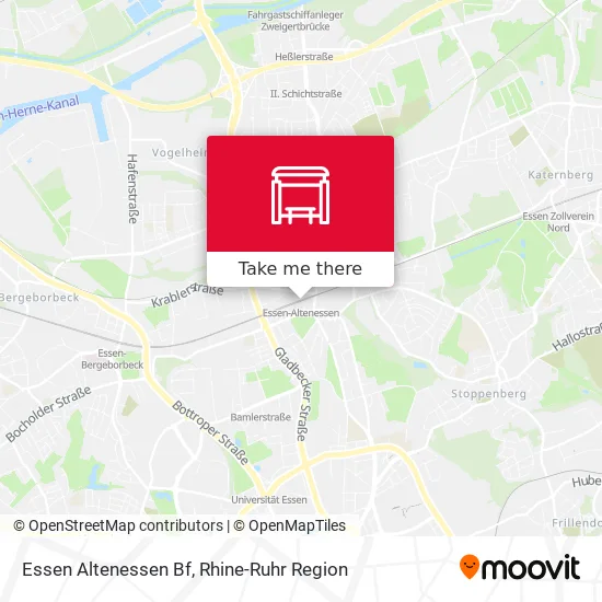 Essen Altenessen Bf map