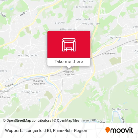Карта Wuppertal Langerfeld Bf