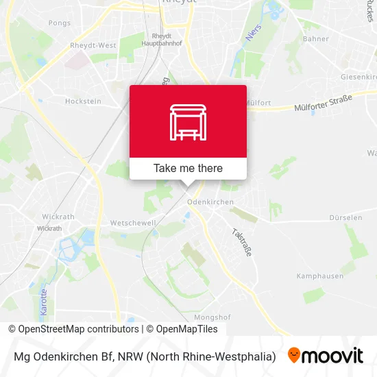 Mg Odenkirchen Bf map