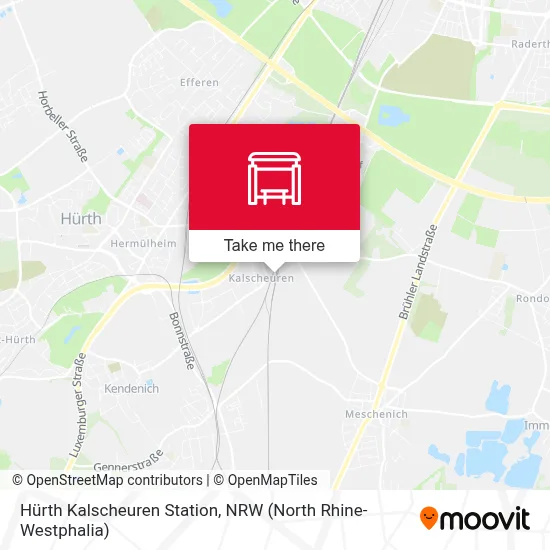 Hürth Kalscheuren Bf map
