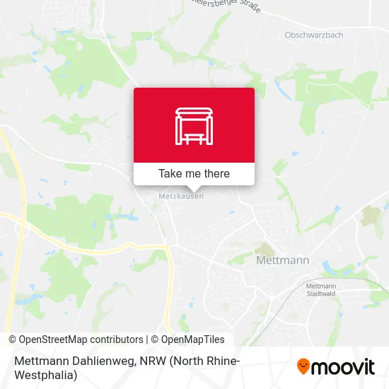 Mettmann Dahlienweg map