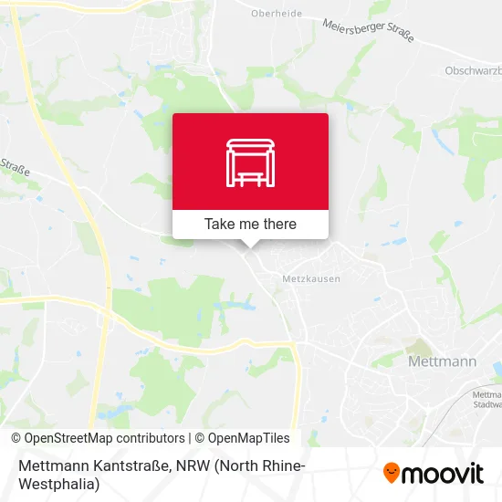 Mettmann Kantstraße map
