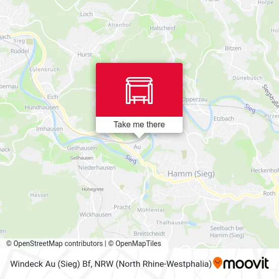 Windeck Au (Sieg) Bf map